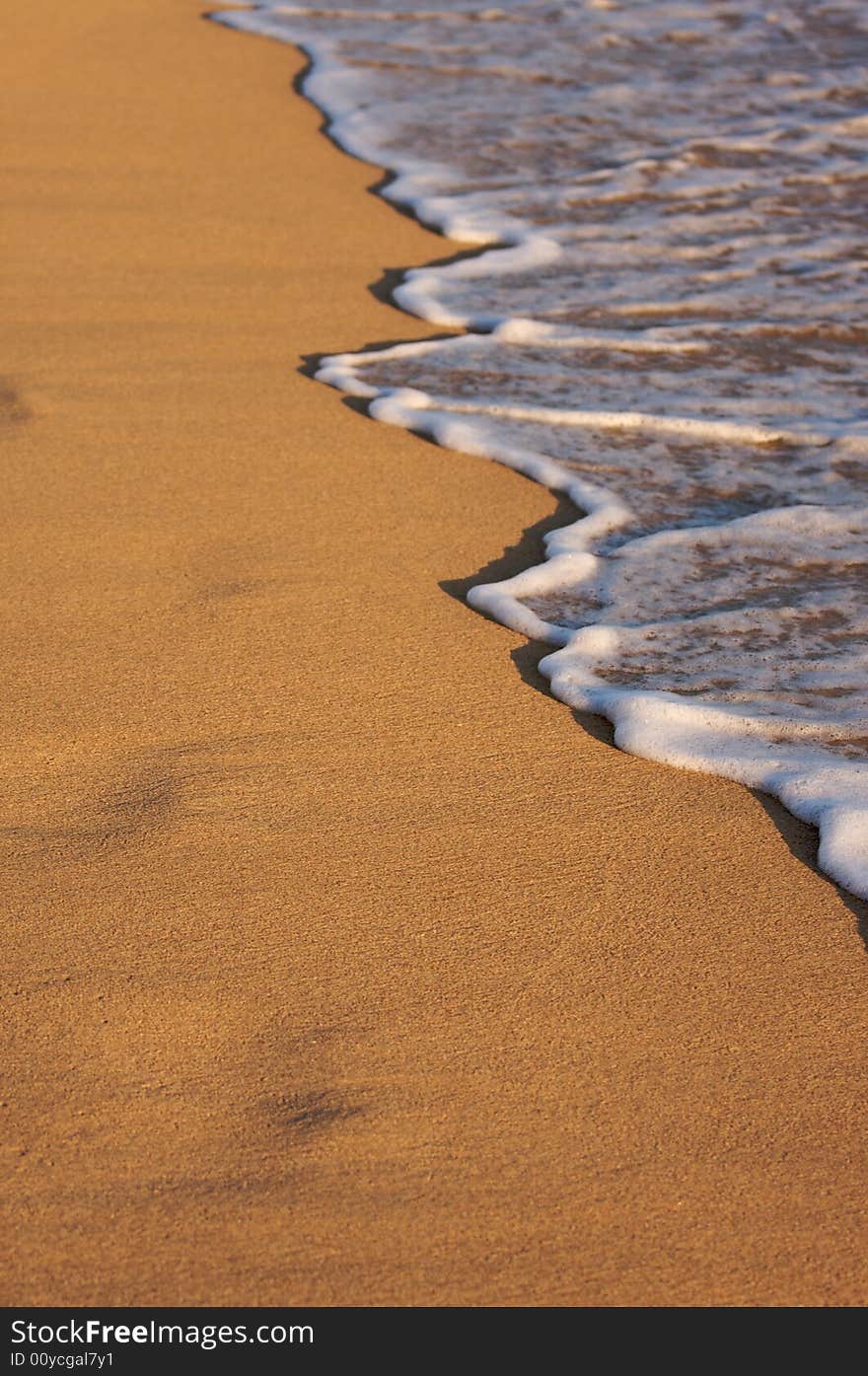 Beach Shoreline Wash