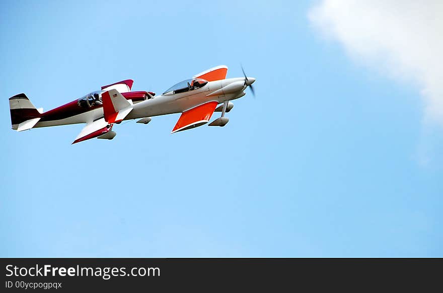 Photographed stunt planes at Annual PDK Airport Good Neighbor Day Open House Air Show in Georgia.