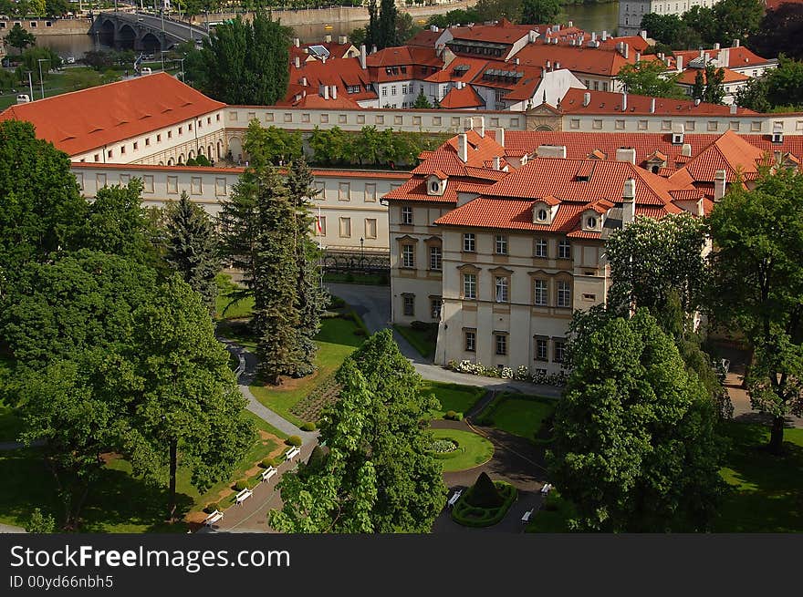 Prague city of czech republic.