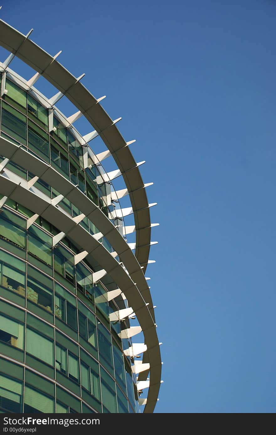 Picture of a glass and metal architecture. Suitable for architecture, construction or modern city context. Picture of a glass and metal architecture. Suitable for architecture, construction or modern city context.