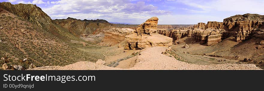 Panorama Of Lonely Rock