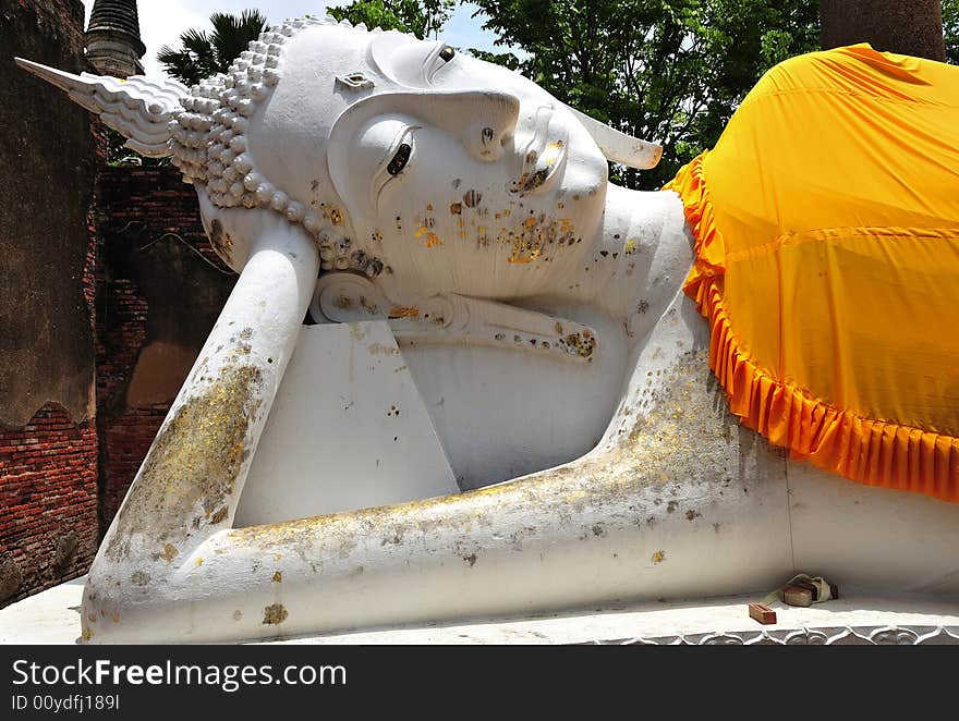 Thailand Ayutthaya Wat Yai Chai Mongkhon