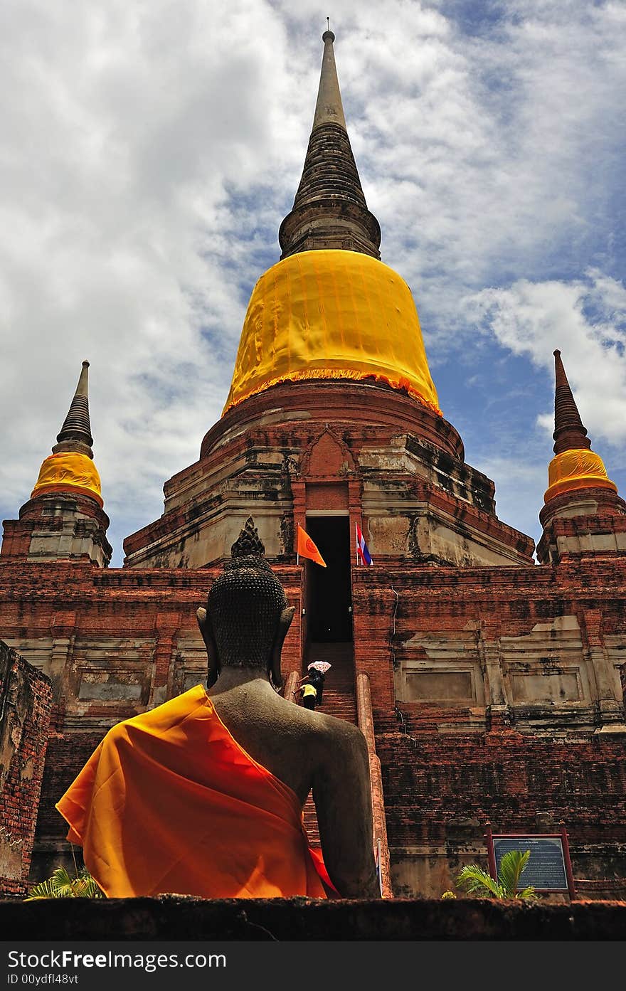 Thailand Ayutthaya Wat Yai Chai Mongkhon