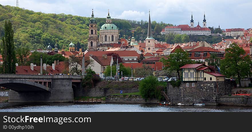 Prague city of czech republic.