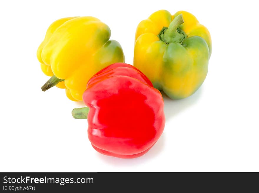 Three peppers.