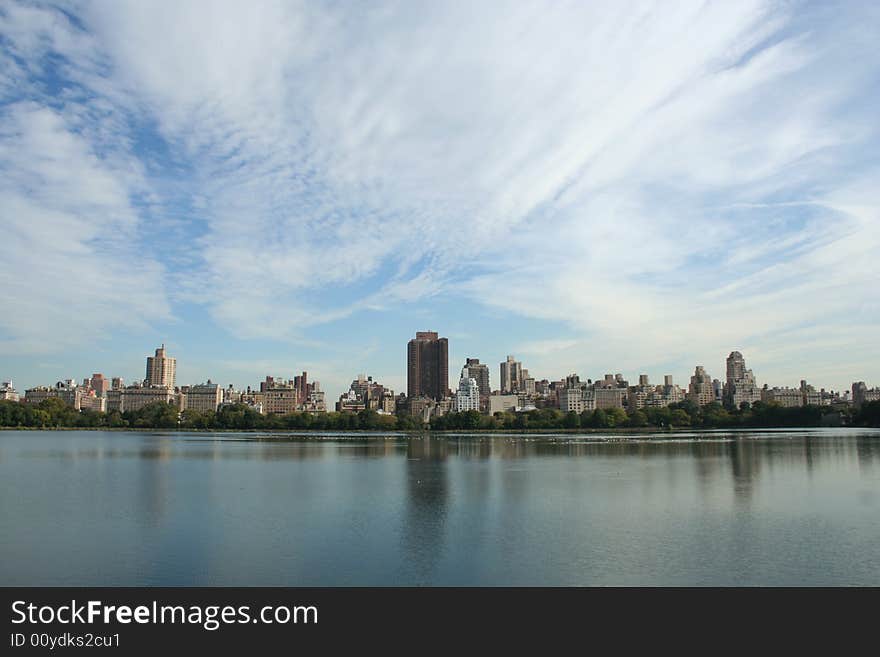 This photo is taken from the Central Park. This photo is taken from the Central Park.