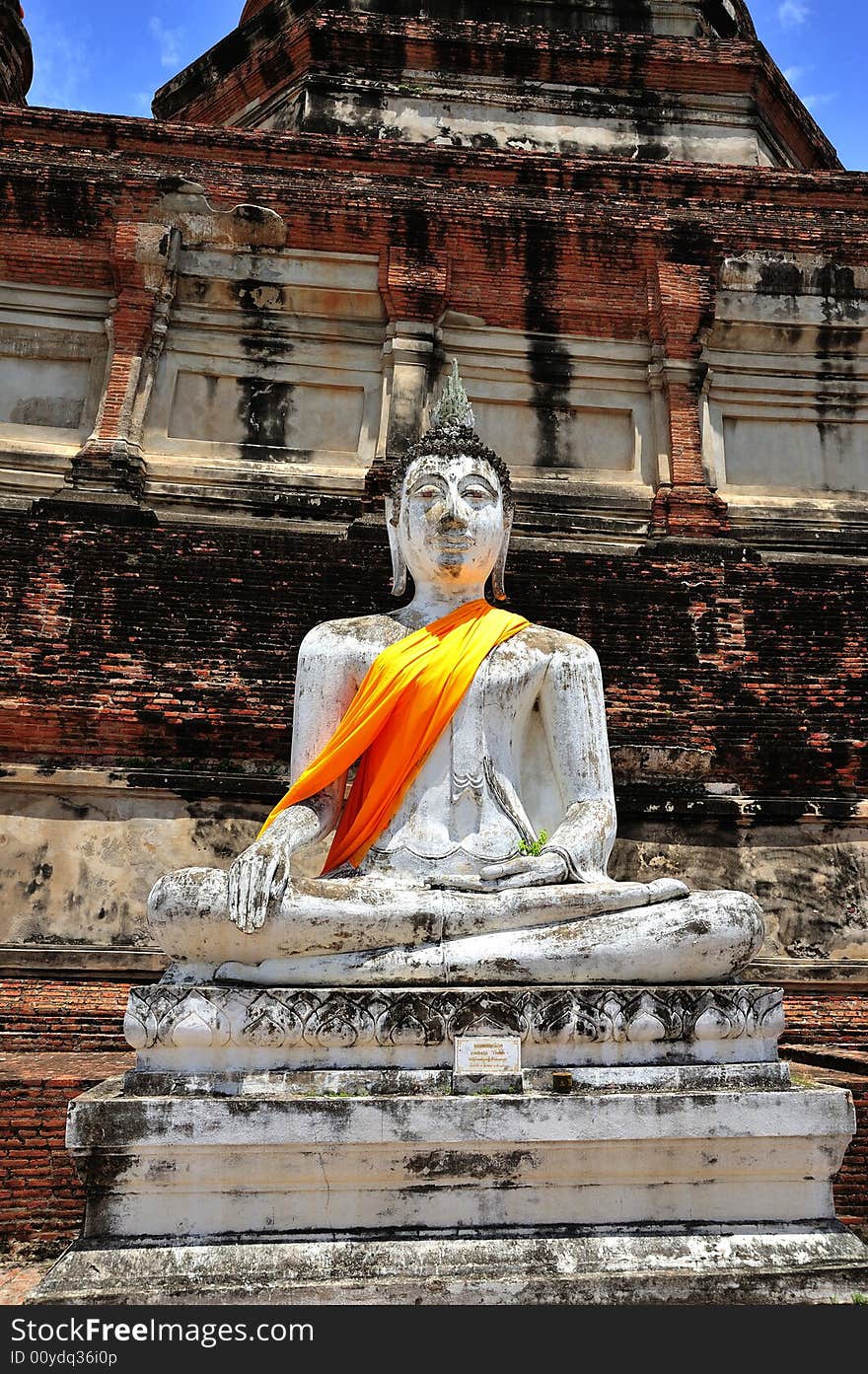 Thailand Ayutthaya Wat Yai Chai Mongkhon