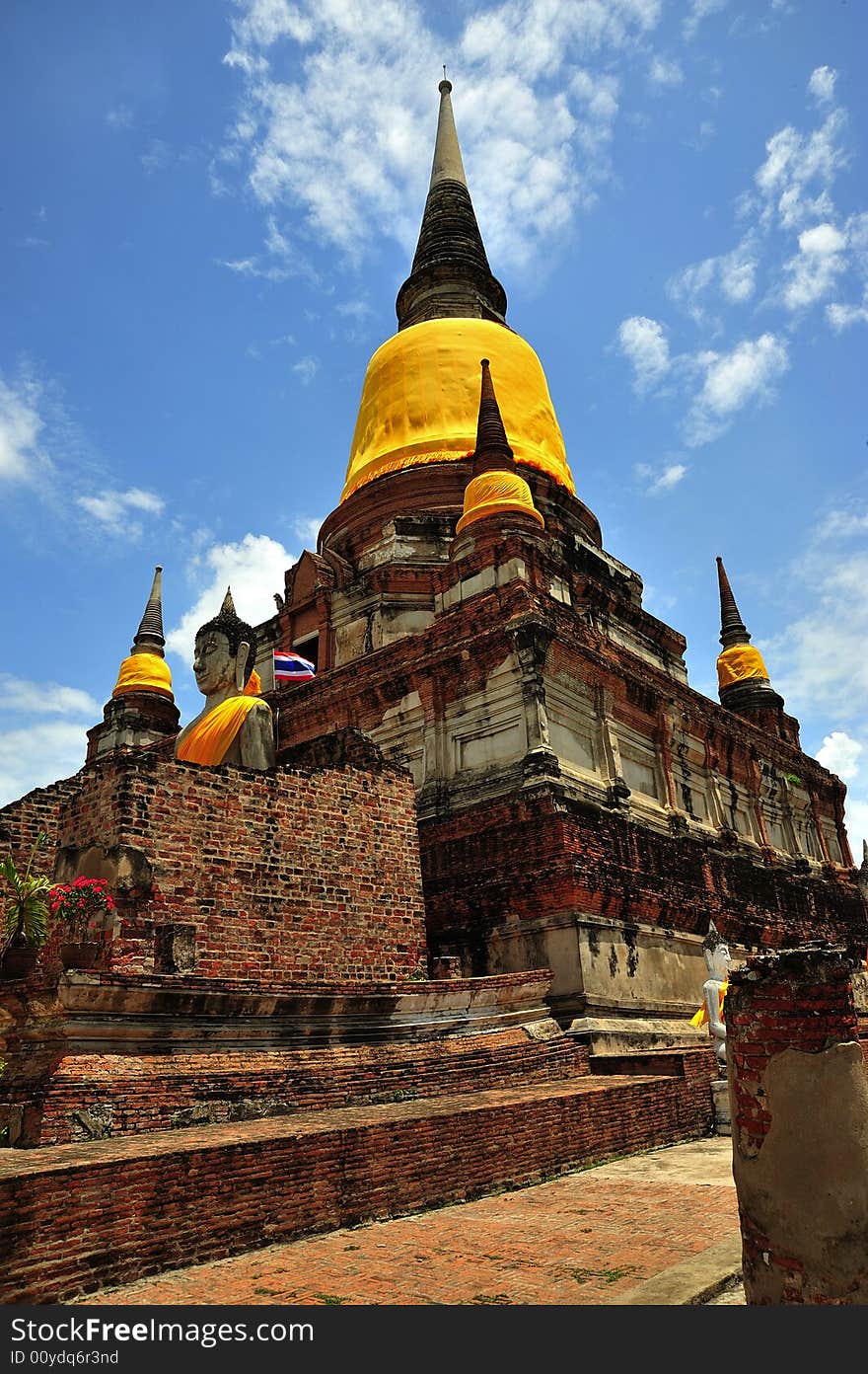 Thailand Ayutthaya Wat Yai Chai Mongkhon