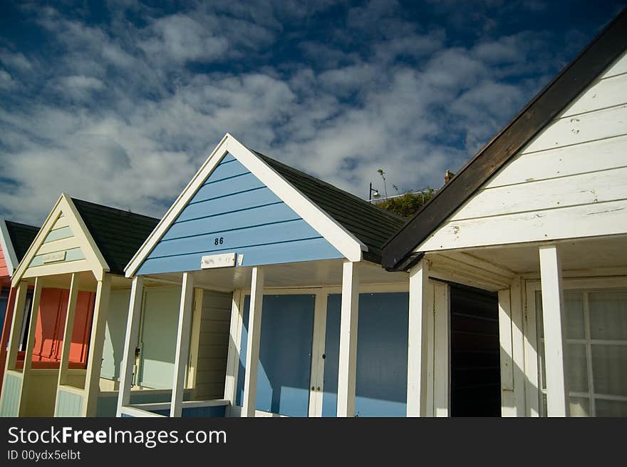 Beach huts at southwold