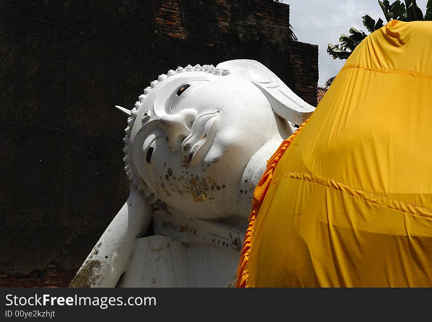 Thailand Ayutthaya Wat Yai Chai Mongkhon