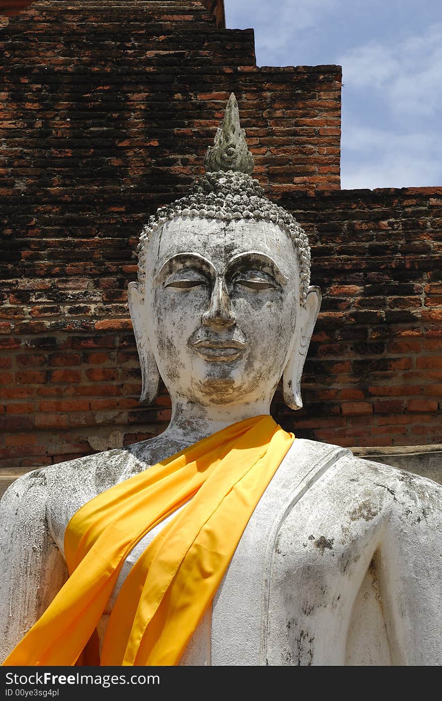 Thailand Ayutthaya Wat Yai Chai Mongkhon