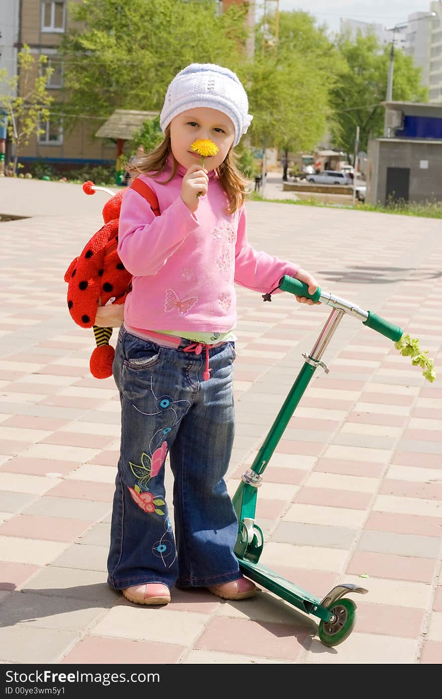 The Child With A Skateboard