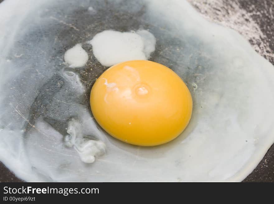 Frying the egg