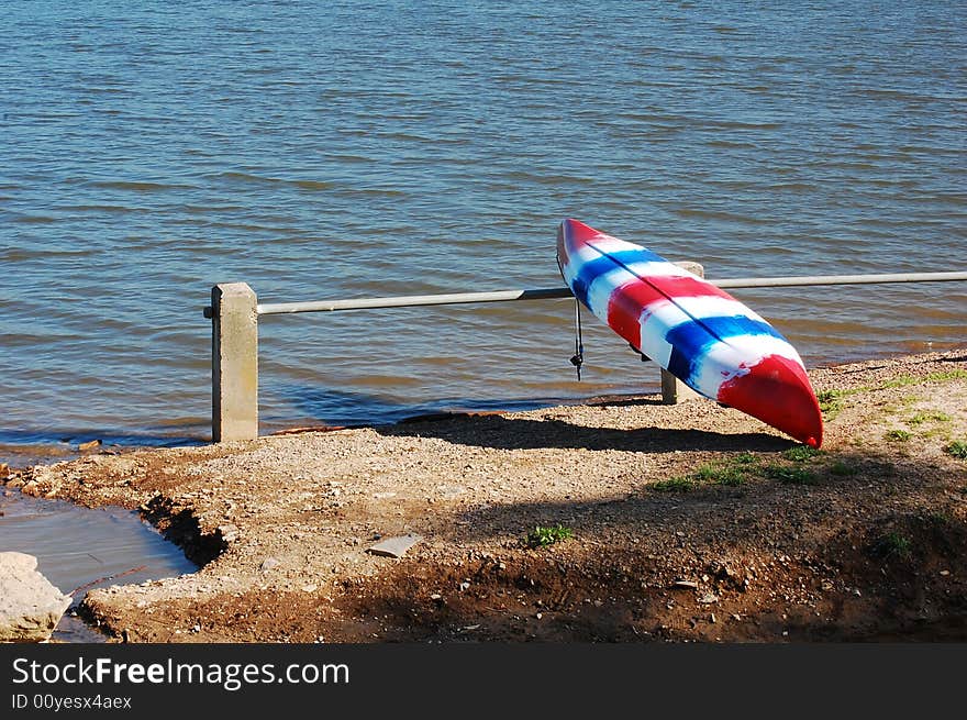 Kayak In Dry Dock