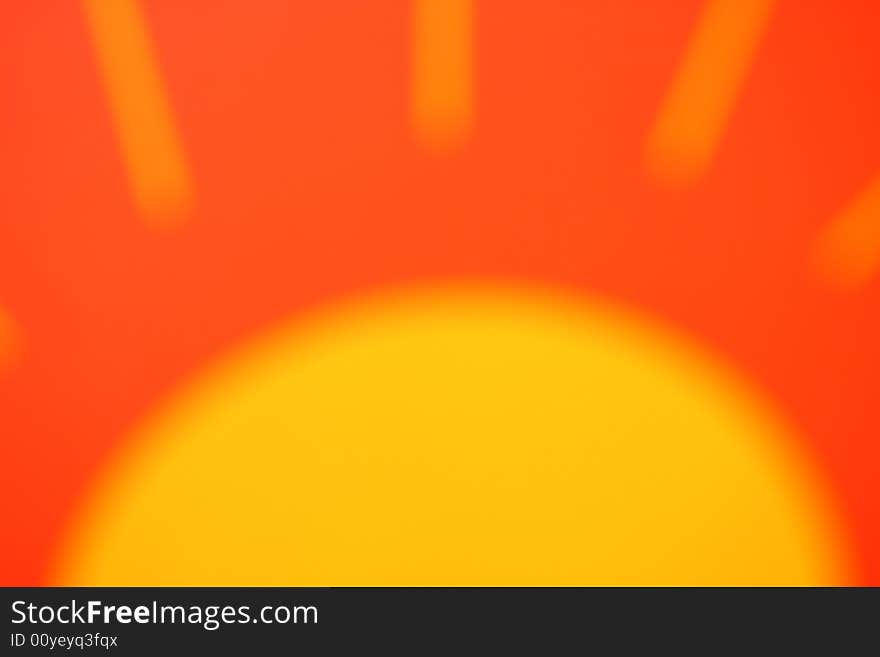 Sun abstract color background blur effect