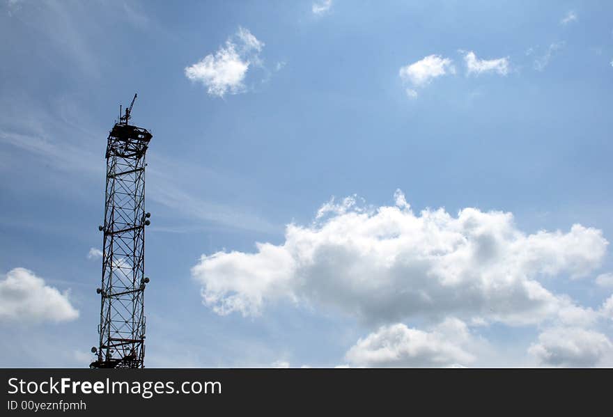 Cell phone tower for communications