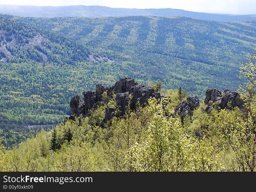 Summer in mountains