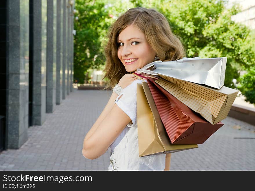 Happy shopper