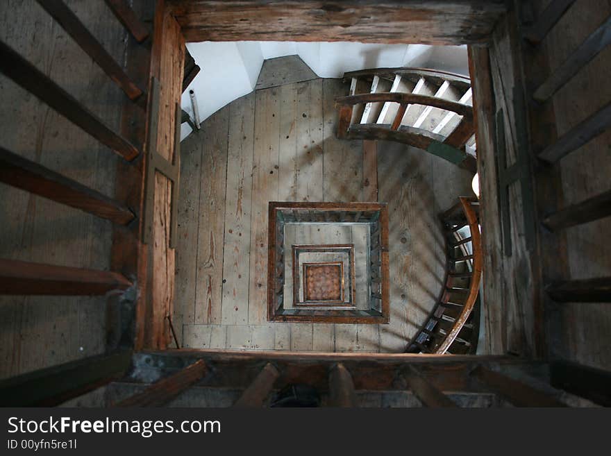 Old tower stairs