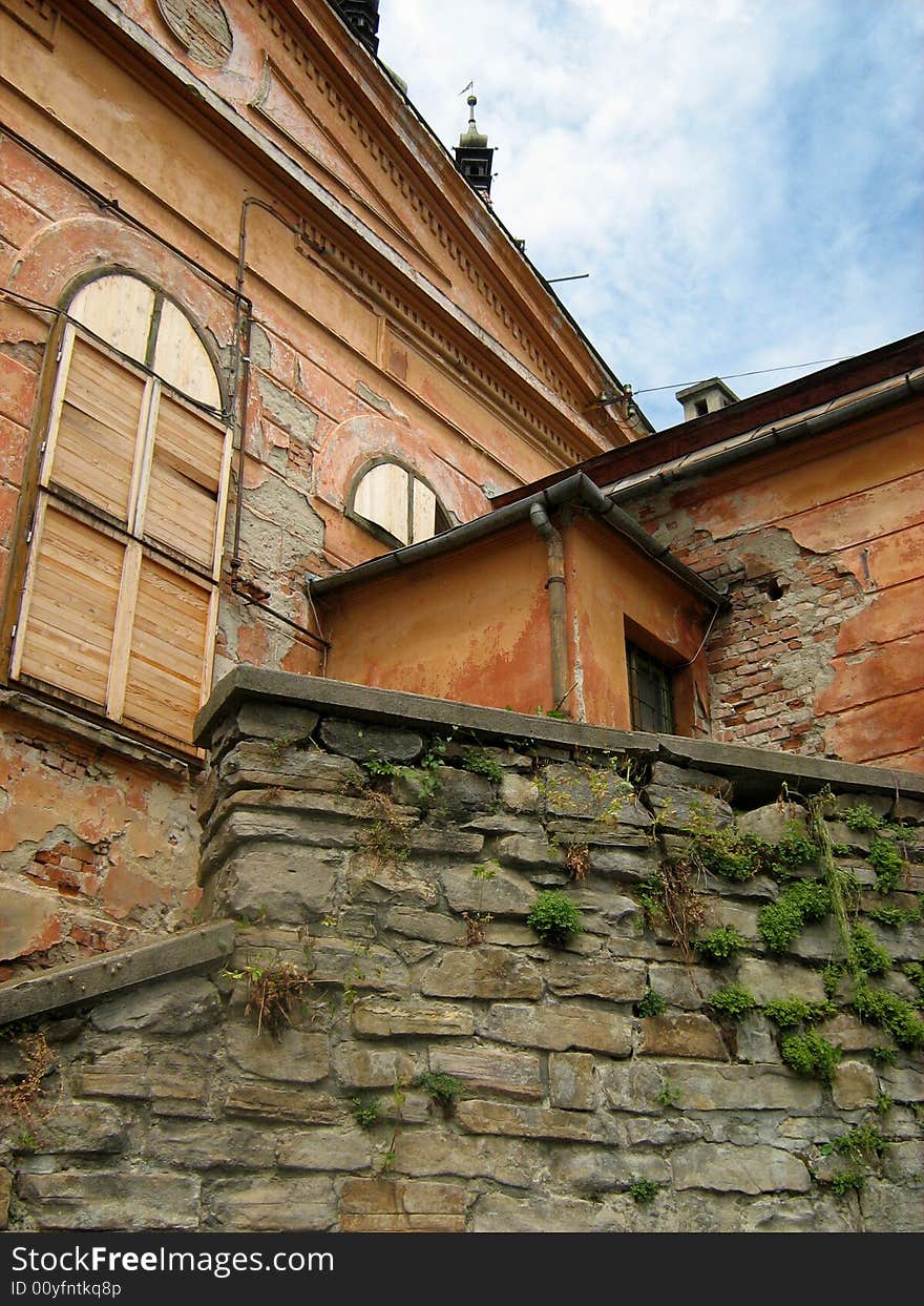 Ancient walls and buildings from Transylvania. Ancient walls and buildings from Transylvania