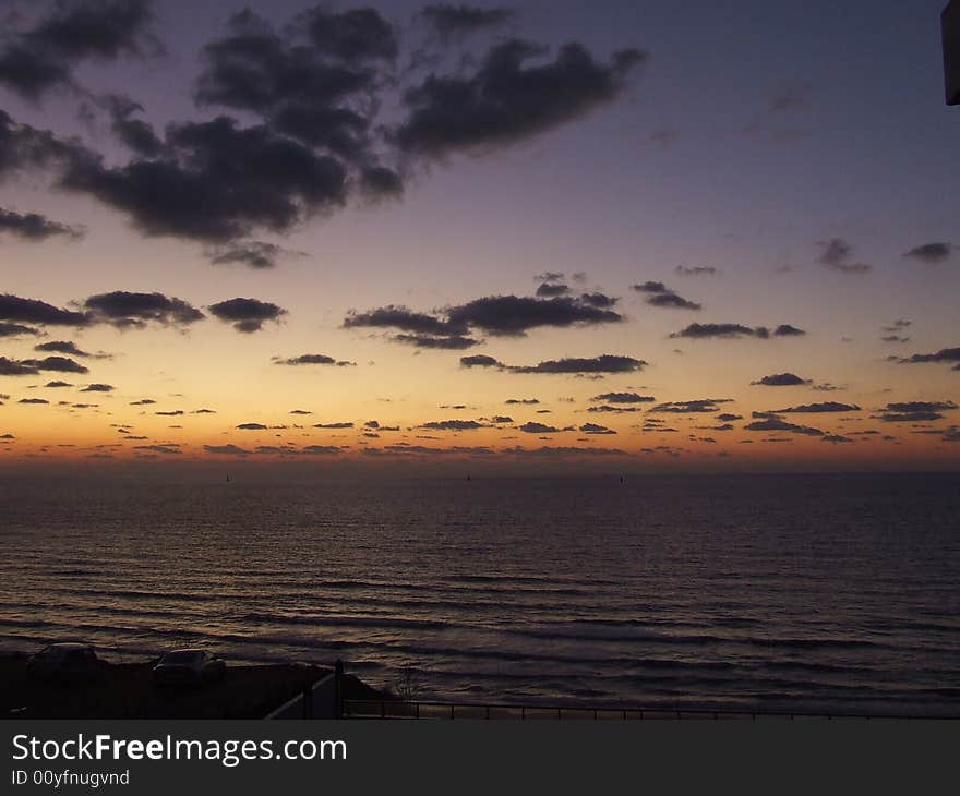 Evening sea