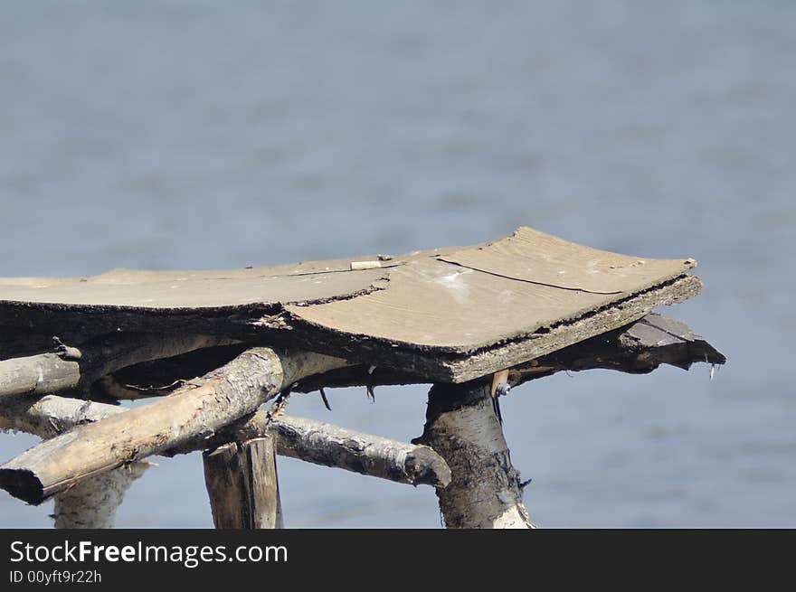 Close-up photo of fisherman sitting seat