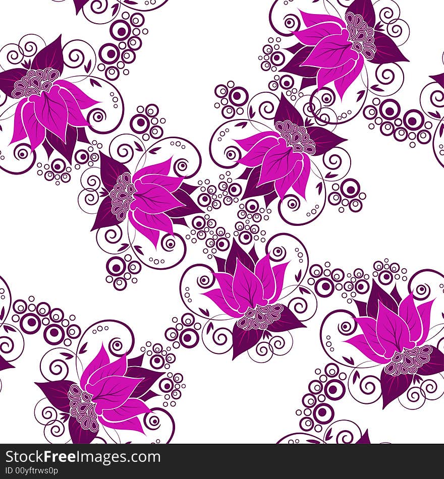 Seamless Floral Background