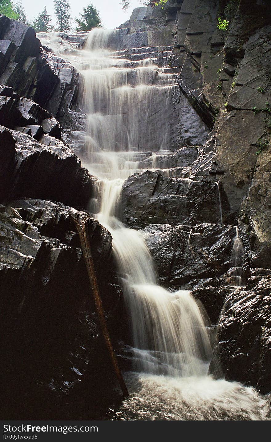 Little Wilson Falls Waterfall