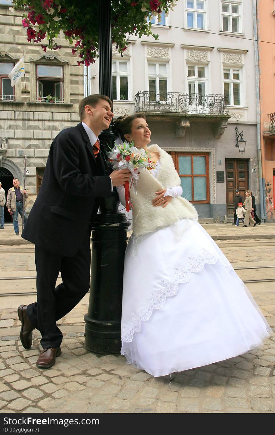 Wedding held in Lviv, Ukraine,. Wedding held in Lviv, Ukraine,