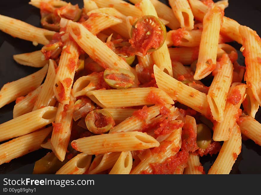 Penne all arrabbiata