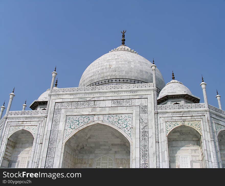 Taj Mahal's replica in a theme park in Shengzheng, China