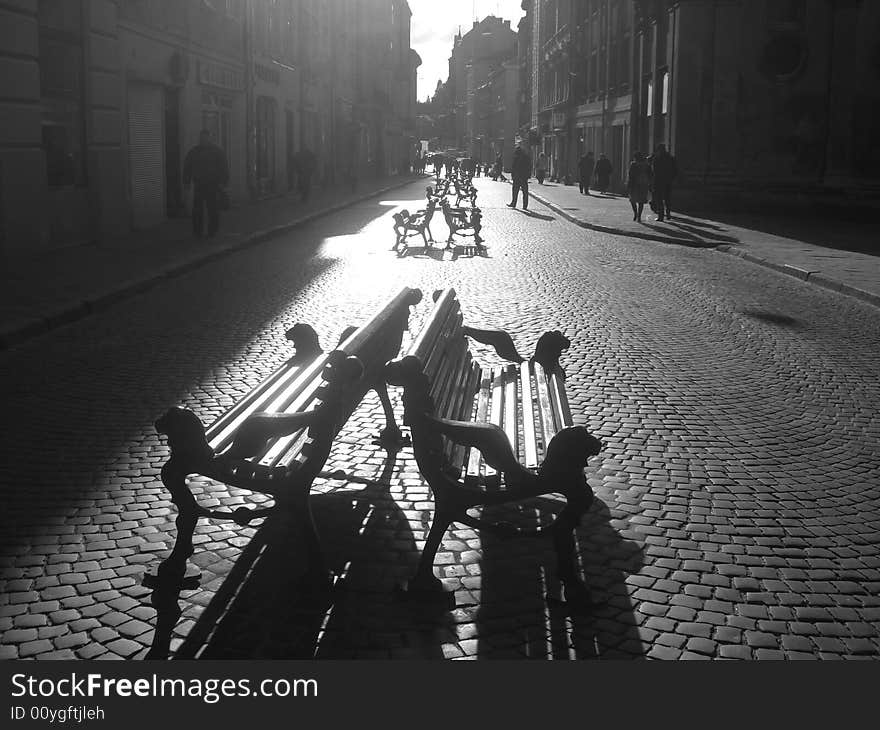 Benches In The Sun