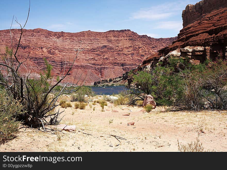 Colorado River in Marble Canyon, Arizona