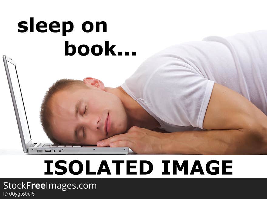 Sleep on book