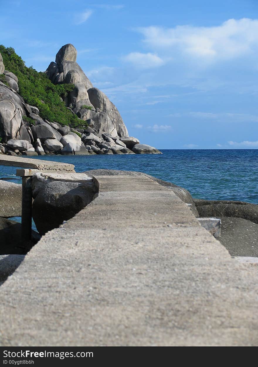 Path at the beach