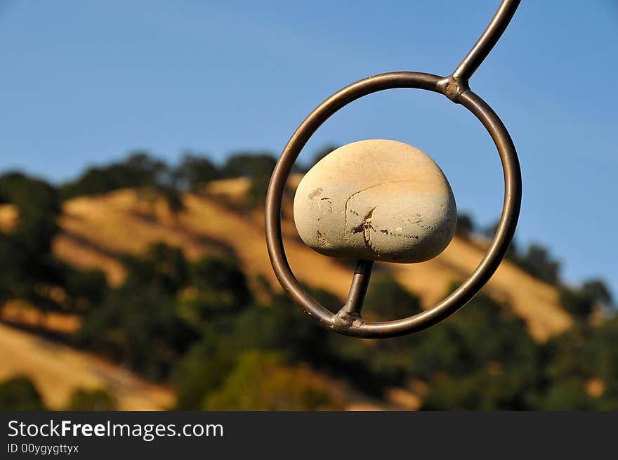 Stone and Metal Sculpture