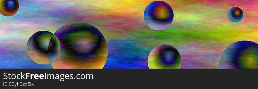 Banner (perfect for website headers, etc...) with a grunge psychedelic dusty pattern and  so crystal-solid bubbles. Banner (perfect for website headers, etc...) with a grunge psychedelic dusty pattern and  so crystal-solid bubbles...