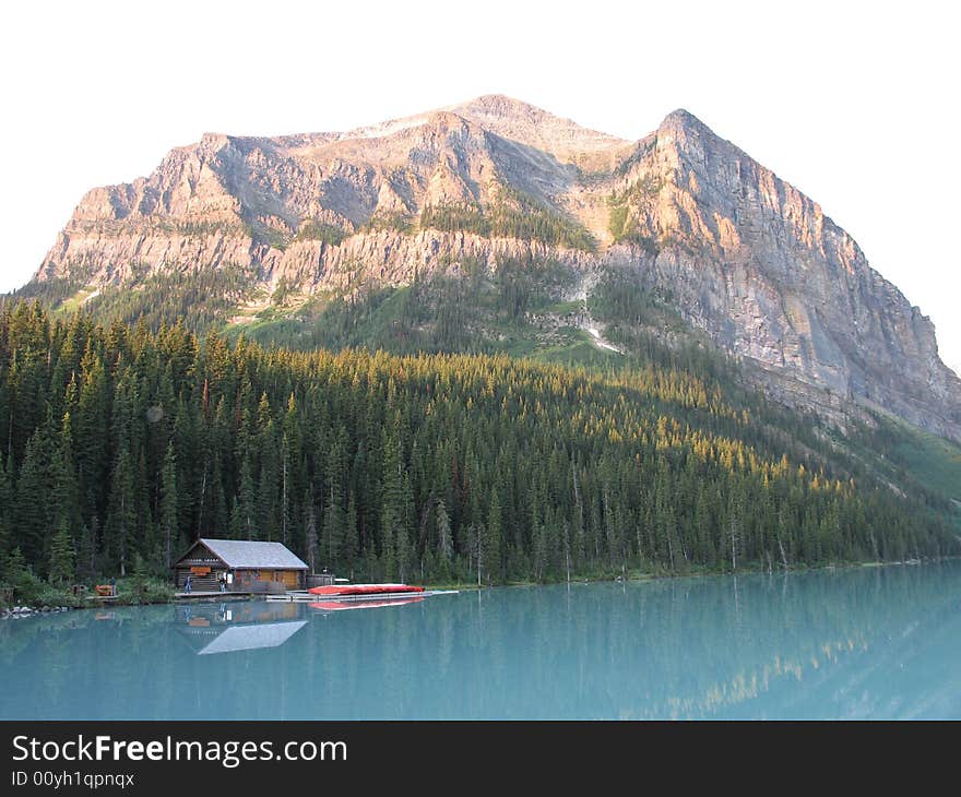 Cottage on a lake