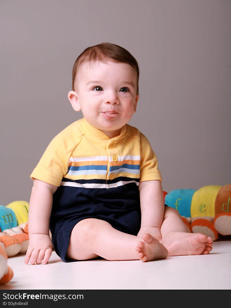 Beautiful and Happy Smiling Little Boy. Beautiful and Happy Smiling Little Boy