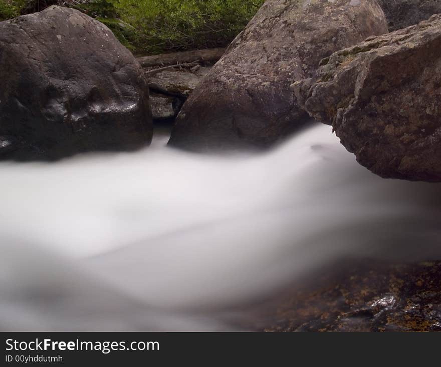 Mystic Water - above Upper Copeland Falls, Rocky Mountain National Park