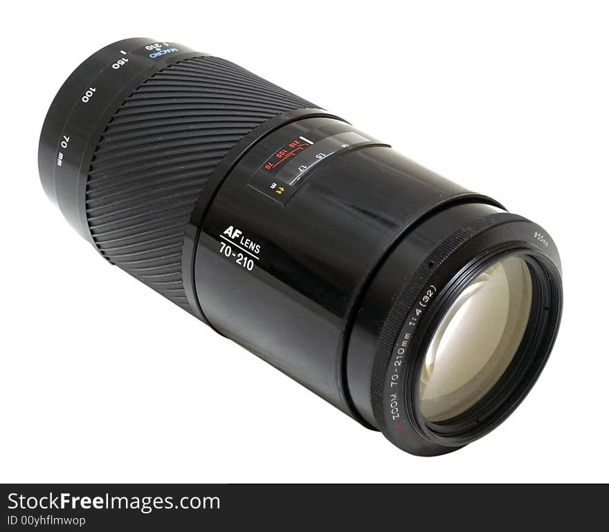 Long tele zoom SLR lens