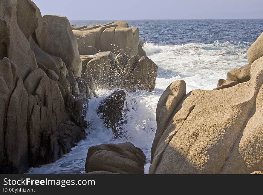 Wave in Sardinia