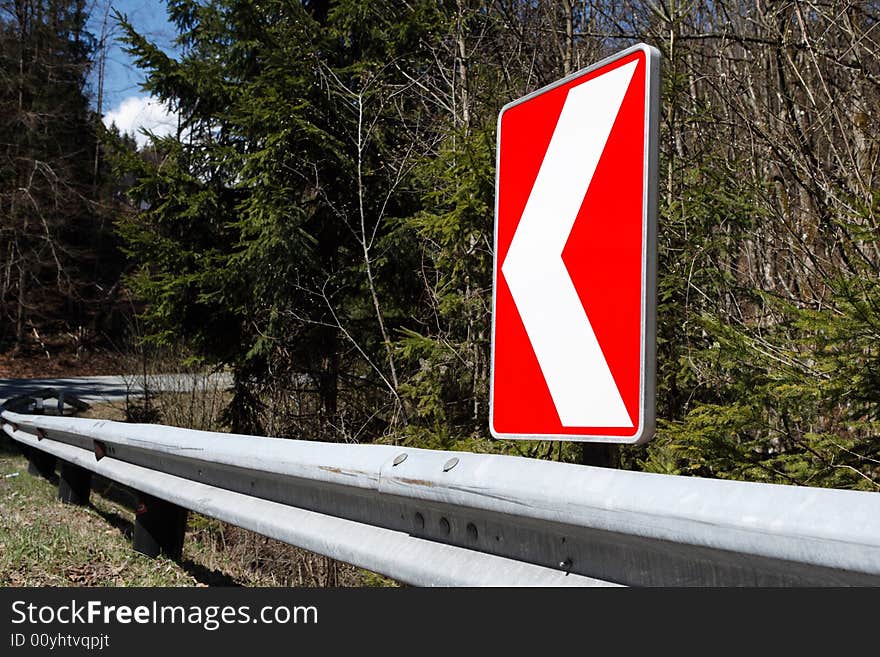 This way, sign at german street