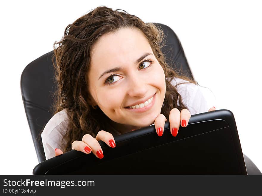 Businesswoman In Armchair