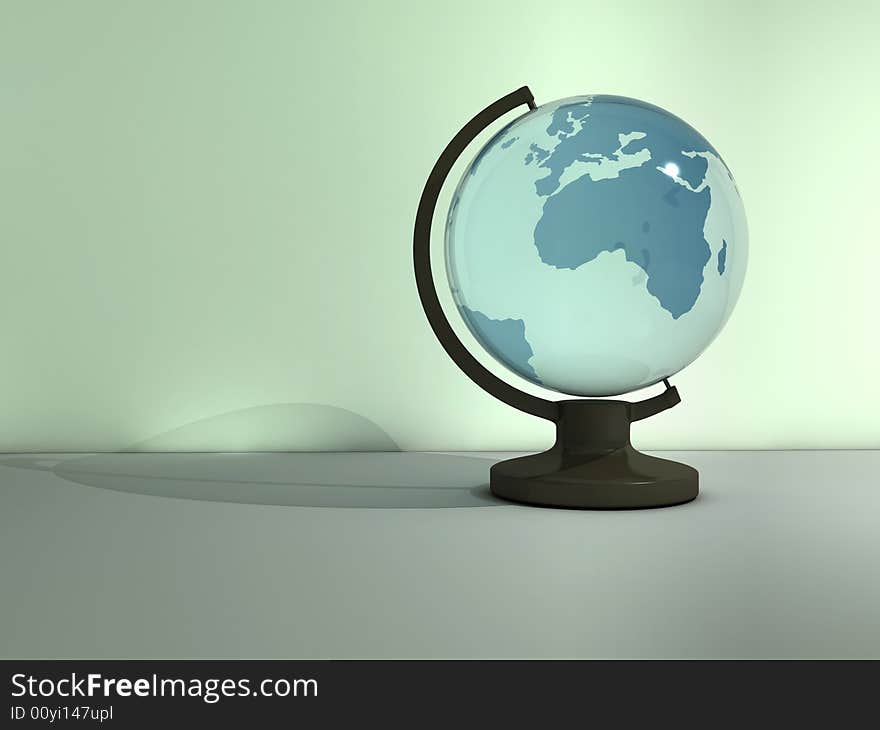 Earth globe