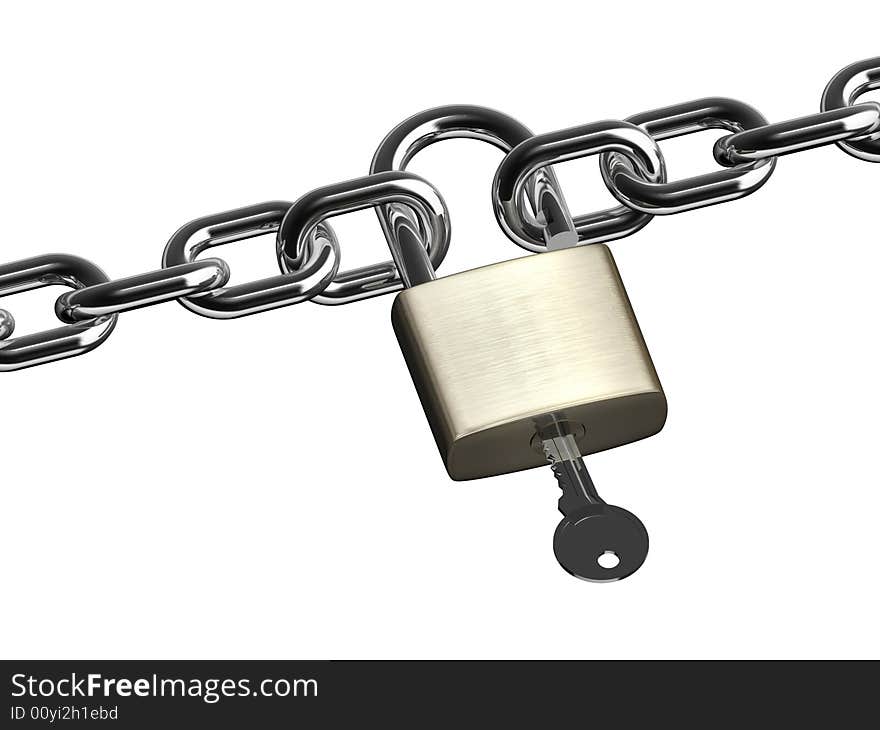 Padlock And Chain