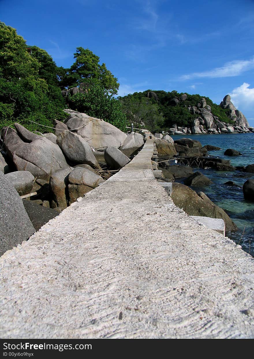 Path at the beach