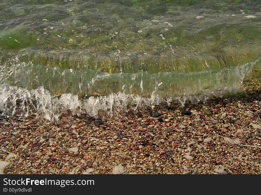 Pebble and water. canon eos 400d. Pebble and water. canon eos 400d