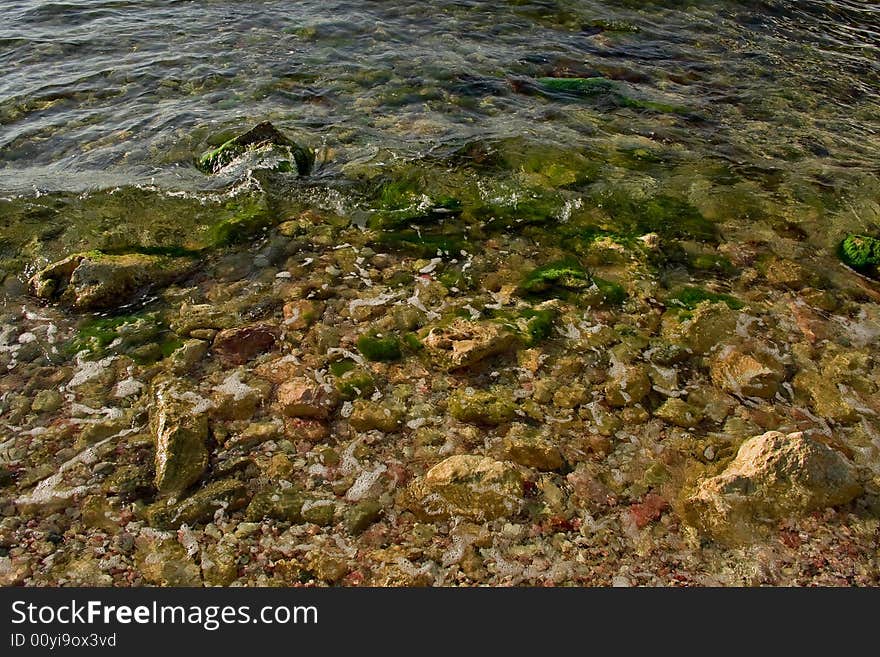 Pebble and water. canon eos 400d. Pebble and water. canon eos 400d