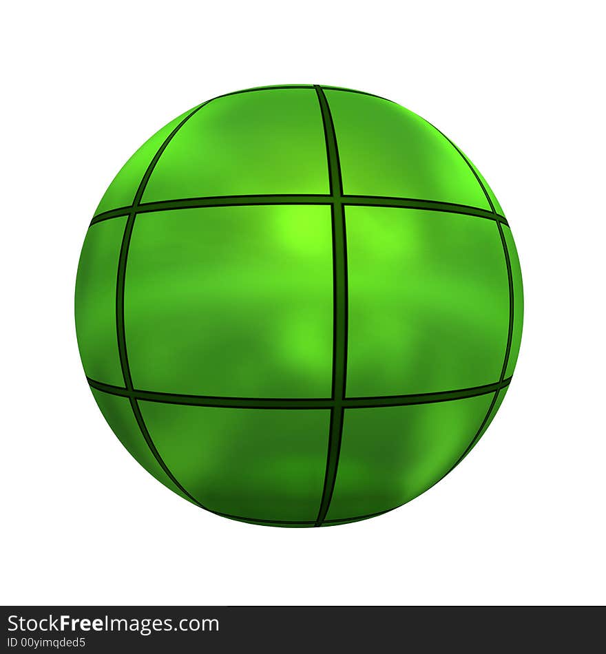 Spherical 3D Button